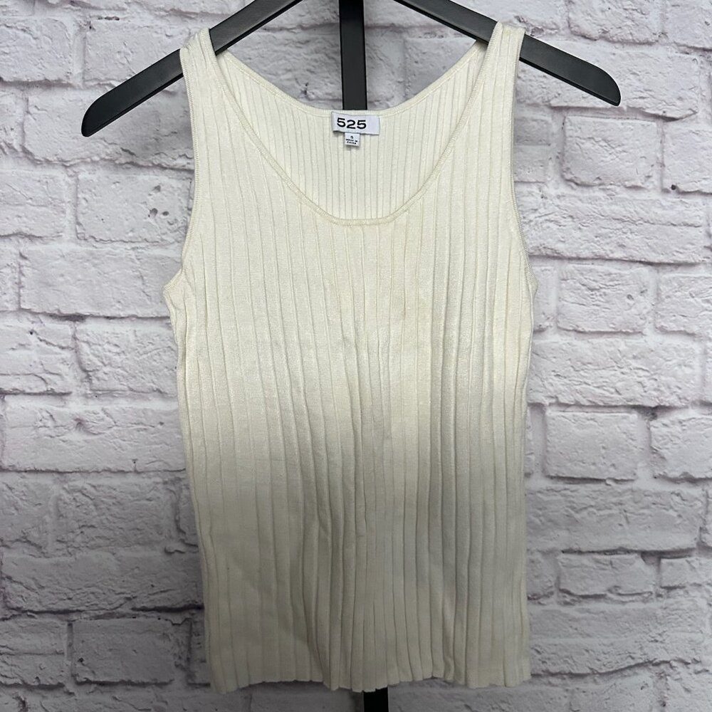 525 Cream Knit Tank - Size Small